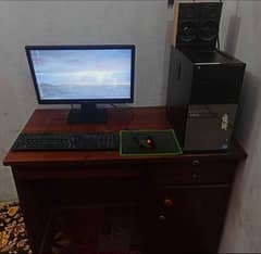 Computer Setup With Table