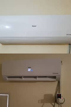 Haier Ac 1.5ton DC inverter Heat and cool