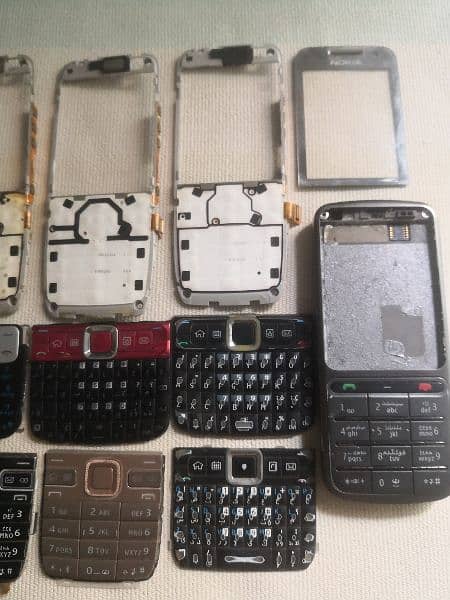 Nokia C2,C3,E52,E63,N70,3100,5320, keypads and casings 2