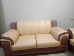 5 seater leather sofa