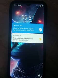 infinix hot 9 play 4/64 condition 10/8 with box