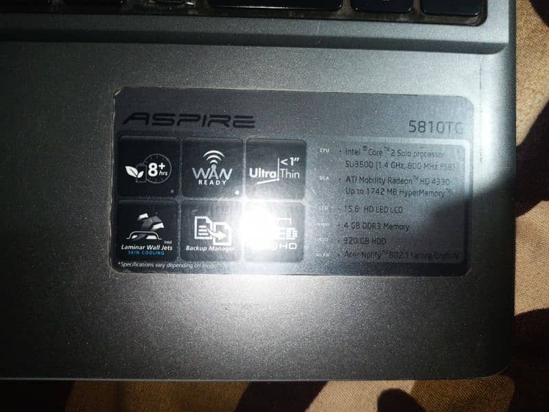 Acer laptop 5810T 3