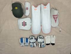 cricket full kit fresh condition slightly used without bat branded kit
