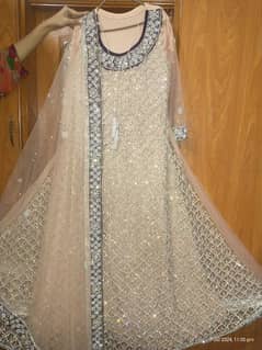 Bridal Valima suit with jewelry and Purse