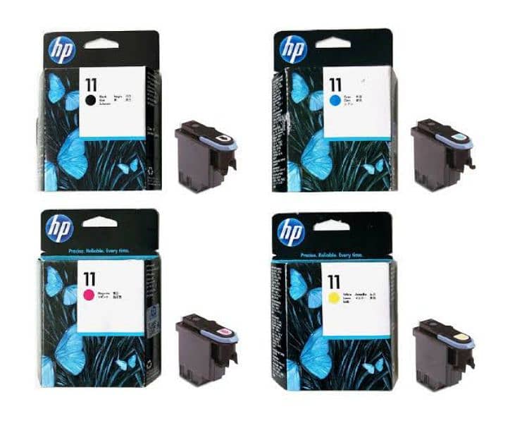 hp 11 genine print heads avilable. 0