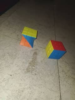2 cubes twisty and 3x3