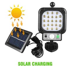 Solar motion sensor light