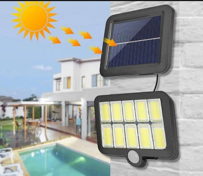 Solar motion sensor light 8