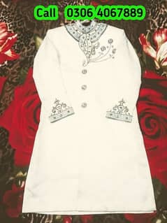 Prince new sherwani graceful design of white color Branded suit o