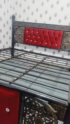 Large Double Iron Bed
