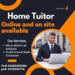 Home Tuitor available