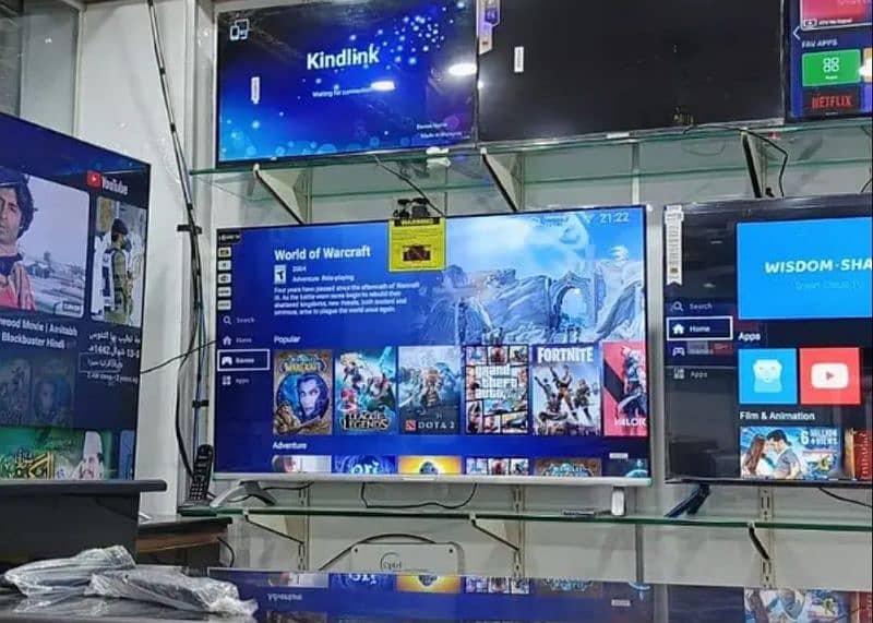 55 INCH ANDROID LED LATEST MODEL NEW  WITH WARRANTY CALL 03221257237 1