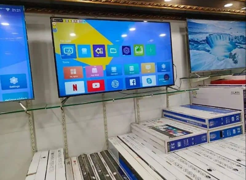 55 INCH ANDROID LED LATEST MODEL NEW  WITH WARRANTY CALL 03221257237 3