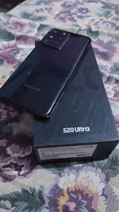 Samsung S20 Ultra Official PTA approved with Box12GB/128GB