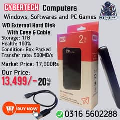 WD External Hard disk 1TB