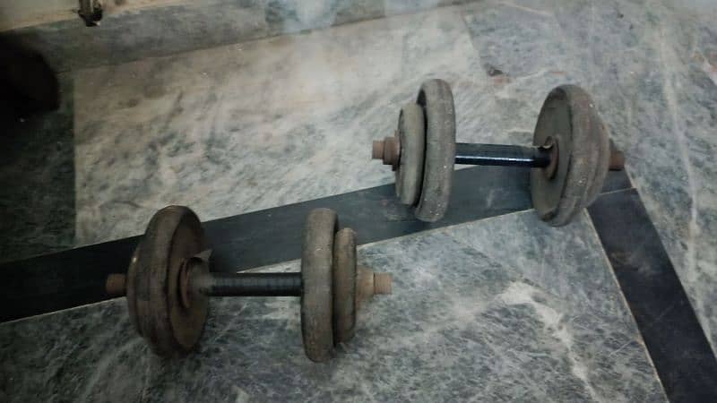 dumbbells and stand in reasonable price 0