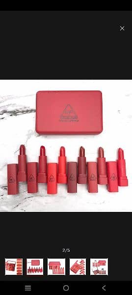 All brands lipstick are available. 3