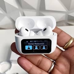 AIRPODS PRO WITH DIGITAL DISPLAY. Free delivery all over Pakistan