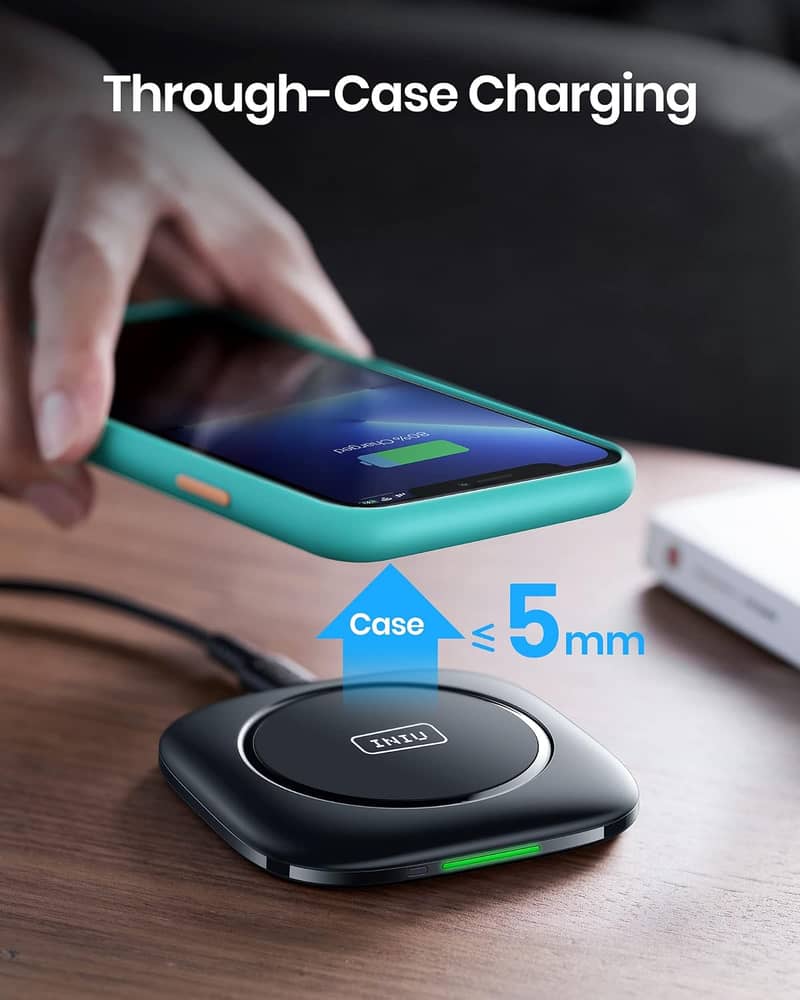 INIU Wireless Charger, 15W Fast Wireless Charging with Free Delivery 4