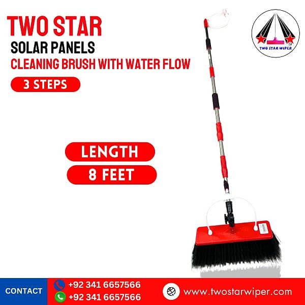 Two Star Solar Cleaning Brush/Cleaning brush manufacture 4