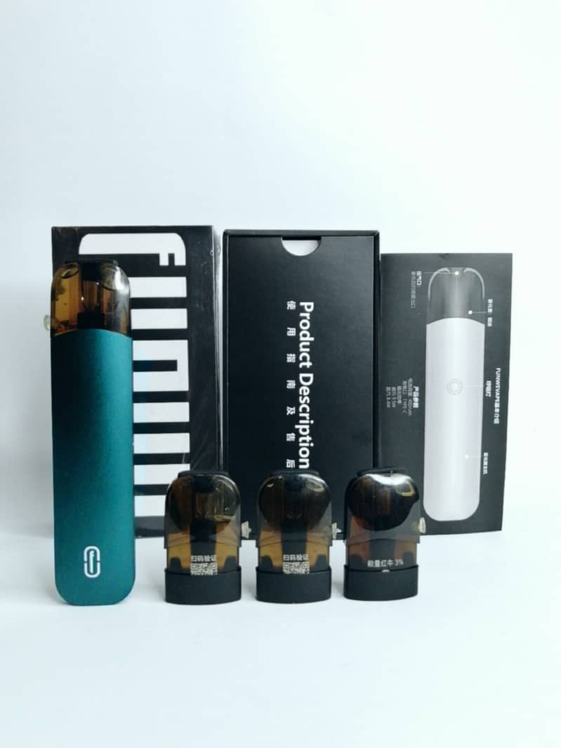 Brand New FUNWE, Vape, Pod with 3 cols  wts app 0326-4418469 0