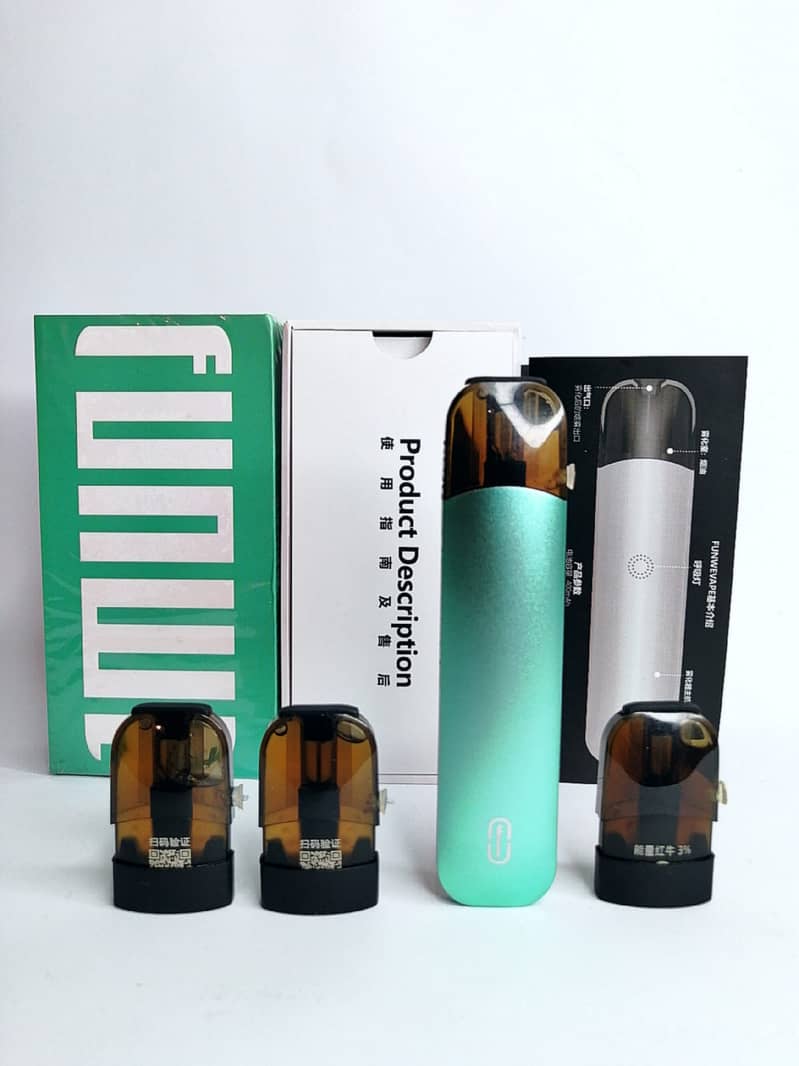 Brand New FUNWE, Vape, Pod with 3 cols  wts app 0326-4418469 2