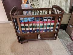 New Wooden Baby Cot with New Mattress