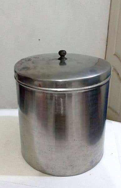 Vintage Aluminum Sugar Canister 4