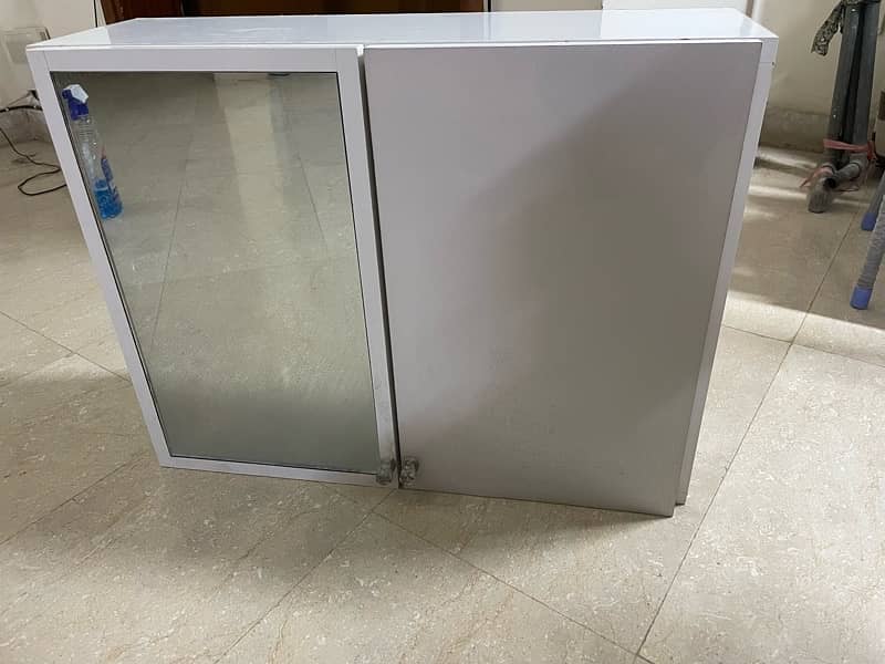 Almost new bathroom cupboard urgent sale 8