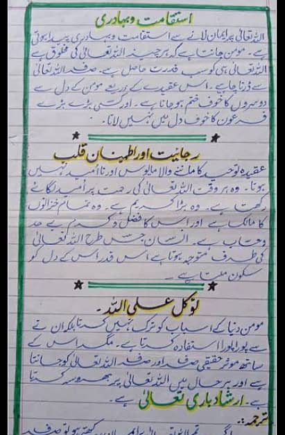 I can write Urdu assignment 11