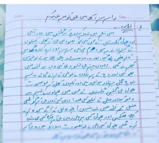 I can write Urdu assignment 13