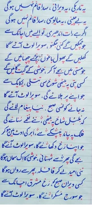 I can write Urdu assignment 18
