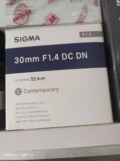 Sigma 30mm 1.4 Z mount DC DN