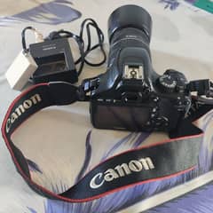 Canon DSLR 550D in Best Condition With Battery, Charger, 250MM lens