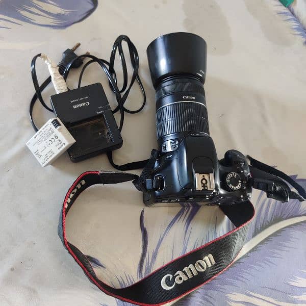 Canon DSLR 550D in Best Condition With Battery, Charger, 250MM lens 1