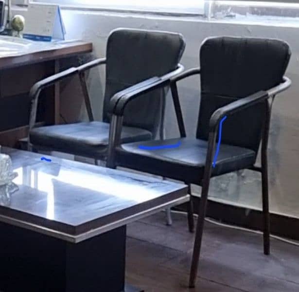 Office Executive Table & Chairs For Sale 1