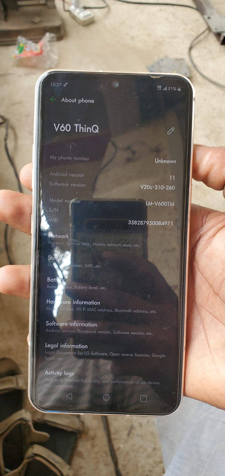 LG v600 thikq 5