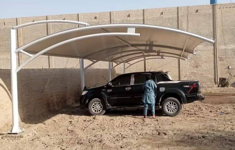 Canopy Sheds | Tensile Car Shades | Car Parking Structure | Pole Shade 3