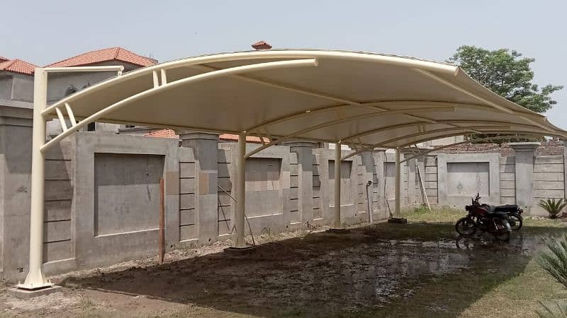 Canopy Sheds | Tensile Car Shades | Car Parking Structure | Pole Shade 5