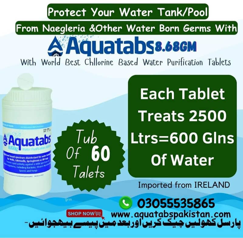 Aquatabs Chlorine tablets Pakistan Distributors 0