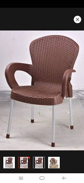 New Design Pure Plastic chairs with Polding Table (30% discount price) 4