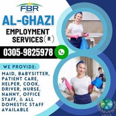 House Maid , Maids , Driver , Guards, Couple , Office Boy Patient Care