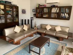 L Shape sofa set /  Luxury Sofa Set / 6 seater sofa / Wooden Sofa