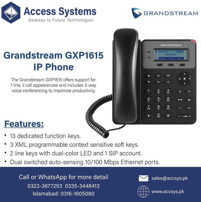 IP Phone Cisco | Grandstream | Polycom | Yealink Dinstar PBX Exchange 19