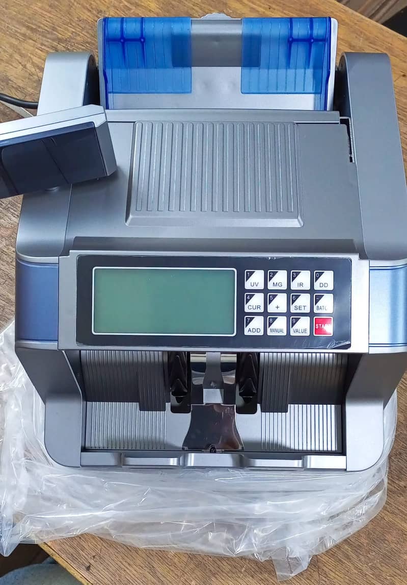 mix value currency counting machine with fake note detection in pak 7