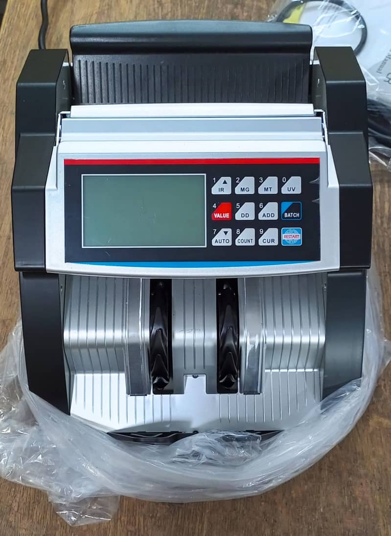 mix value currency counting machine with fake note detection in pak 8