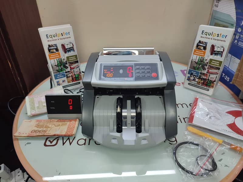 mix value currency counting machine with fake note detection in pak 14