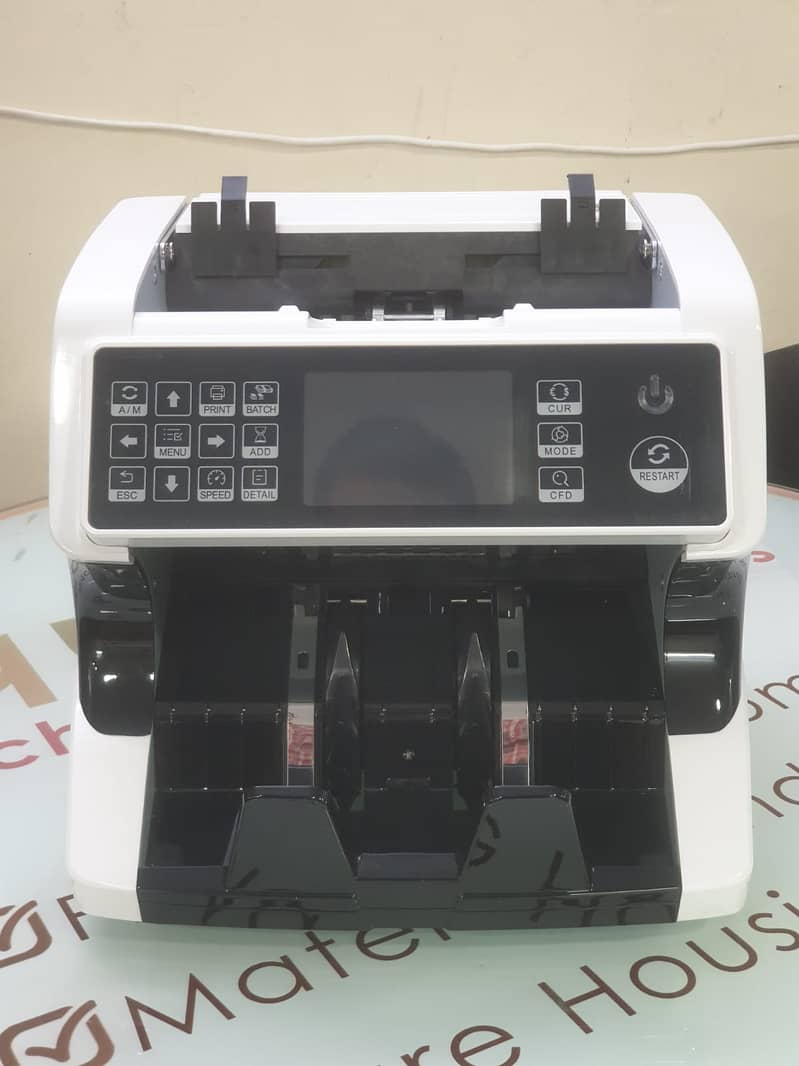 mix value currency counting machine with fake note detection in pak 16