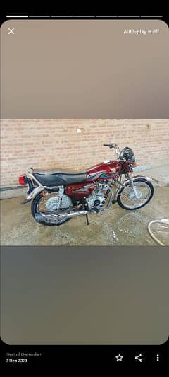 23 model Honda 125 for sale