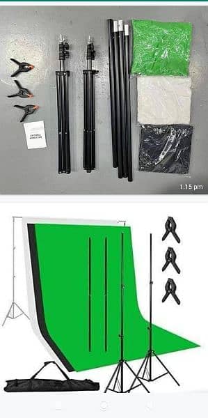 Amzdeal Backgrounds + Backdrop Stand Kits! Background changer chomakey 1